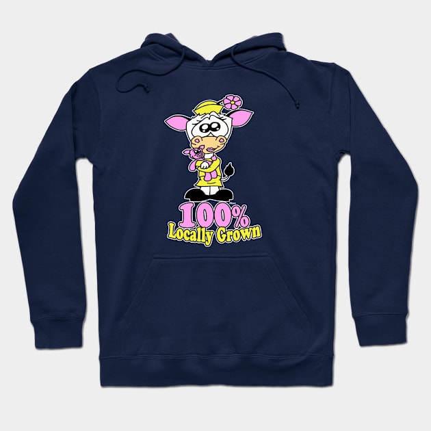 100% Locally Grown Hoodie by BogusPunkin Studios 